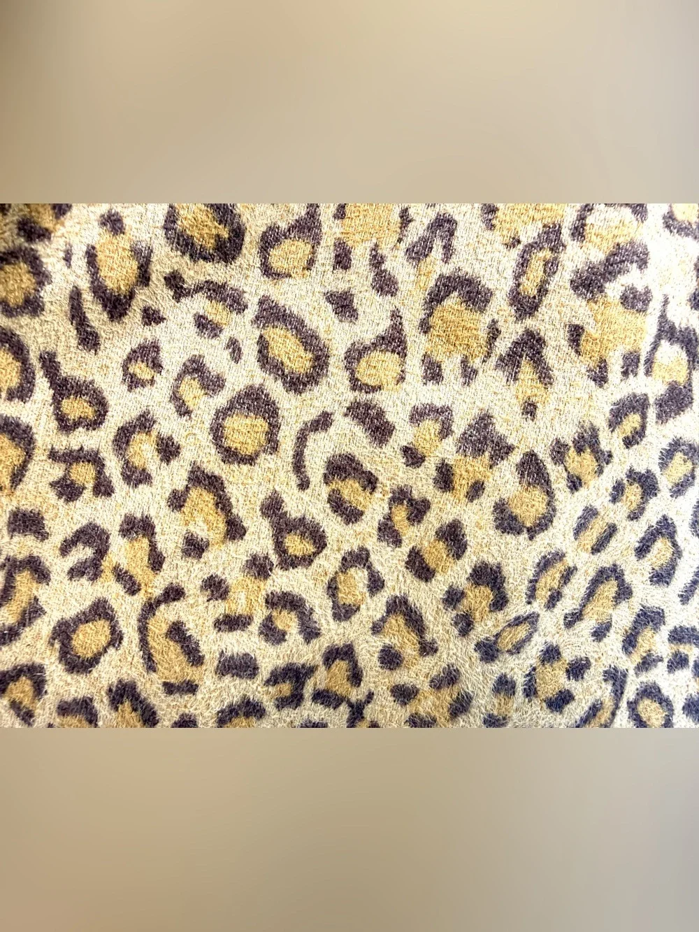 Neiman Marcus Leopard Print Tote with Dark Brown Handles